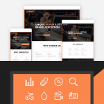 Brand Agency – One Page WordPress Theme for Agency / Business by multidots Menu Cart