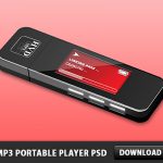 3D MP3 Portable Player Free PSD
