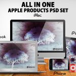 All in One Apple Products PSD Set