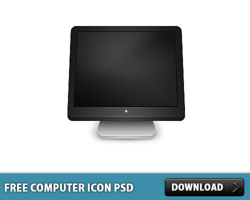 Computer Icon PSD L