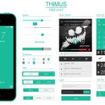 Thimus UI Kit Free PSD