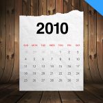Realistic Paper Calendar Template Free PSD