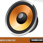 Free Speaker icon PSD