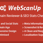 [GET] WebScanUP Domain Reviewer and SEO Stats Checker