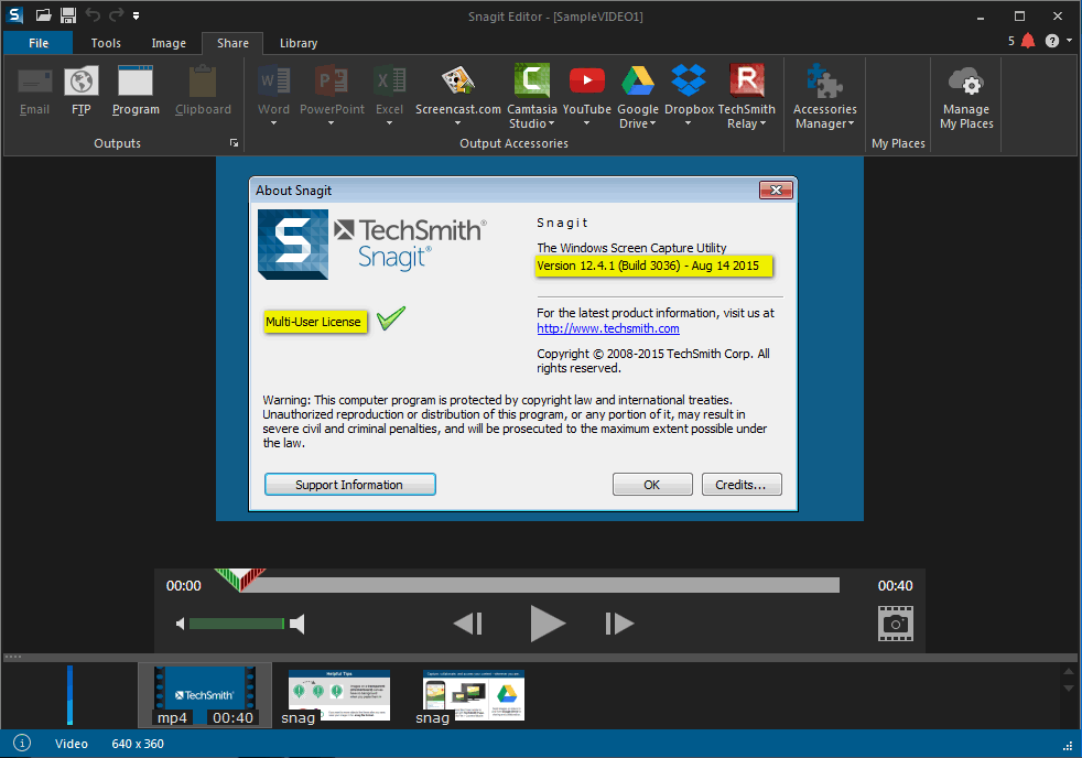 how to find snagit serial number