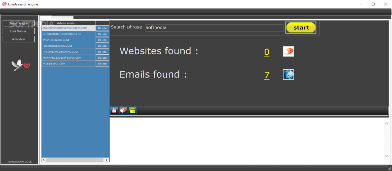 Email search engine 1.1