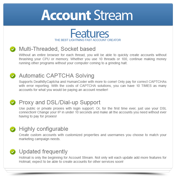 Account Stream Pro 2.1.2