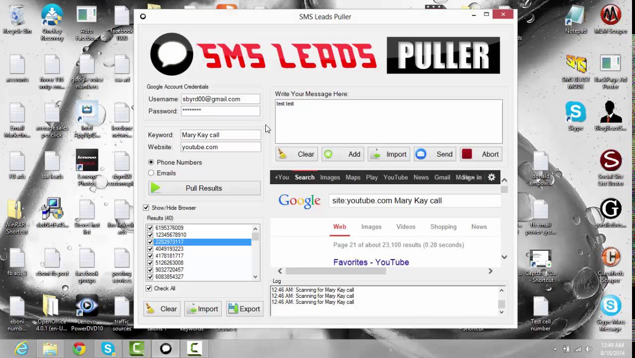 SMS Leads Puller 1.0