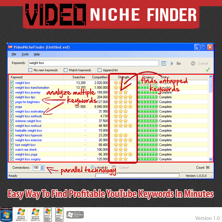 Video Niche Finder 1.6.0.3