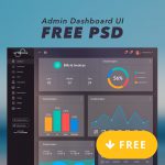 Admin Dashboard UI Free PSD