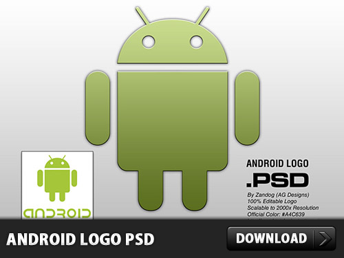 Android Logo PSD L