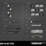 App UI Kit PSD
