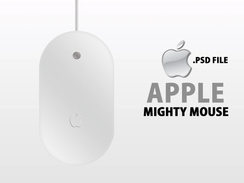 Apple Mighty Mouse PSD L