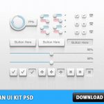 Clean UI Kit PSD