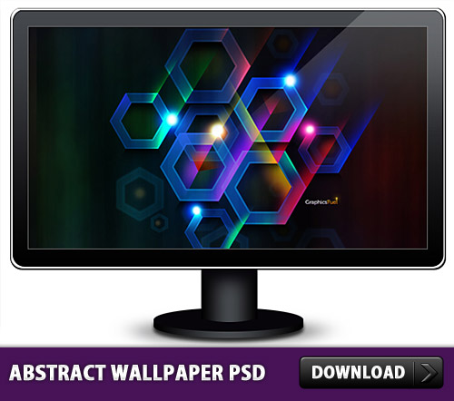 Cool Abstract Wallpaper PSD L