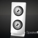 Customizable Speaker PSD Icon