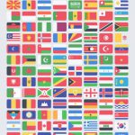 Flat World Flags Icons Pack PSD