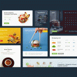 Food and Drink UI Kit Free PSD