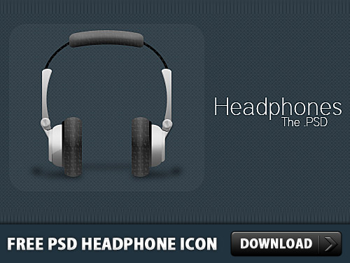 Free PSD Headphone Icon L