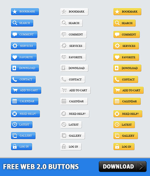 Free Web 2 0 Buttons L