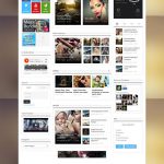 Gaming Magazine Website Template Free PSD