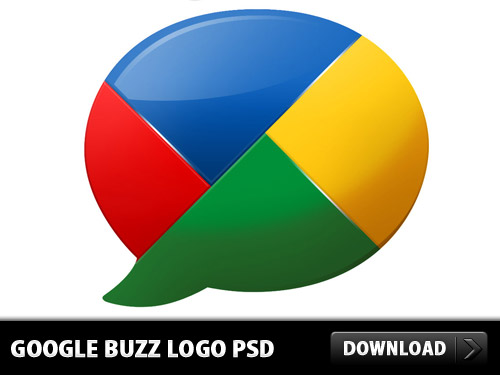 Google Buzz Logo PSD L
