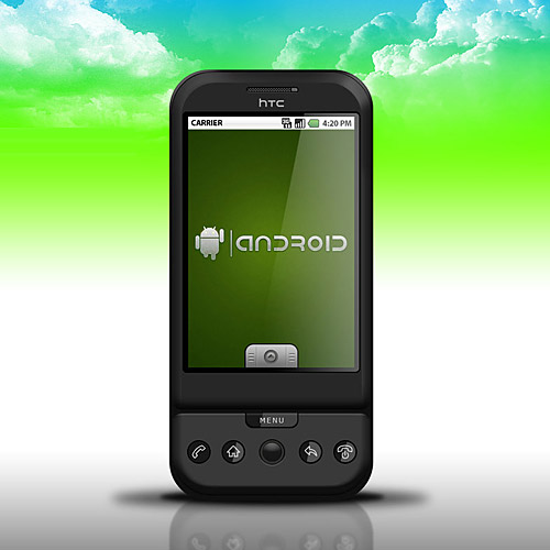 HTC G1 Dream Smartphone PSD L