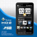 Free HTC HD2 Smartphone PSD