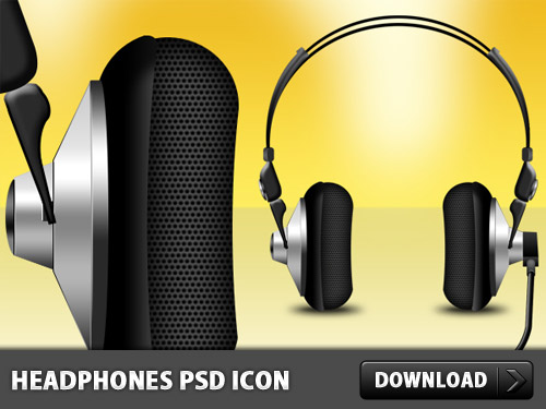 Headphones PSD And Icon L