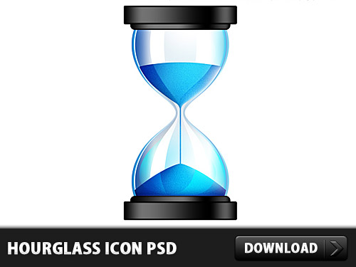 Hourglass Icon PSD L