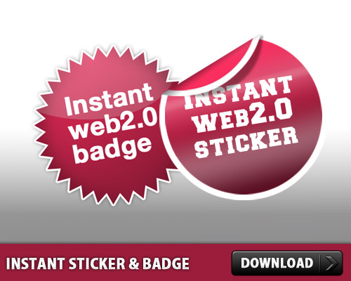 Instant Sticker And Badge PSD L