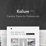 [Get] Kalium v1.8.9.1 – Creative Theme for Professionals