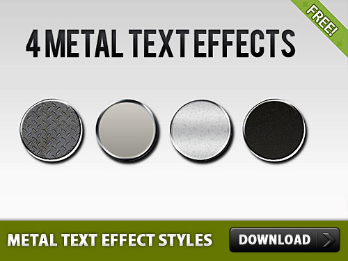 Metal Text Effect Styles L