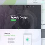 Mobile App Landing page Template PSD