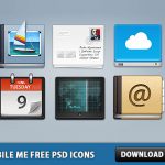 Mobile Me Free PSD Icons