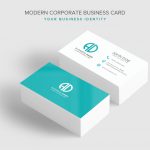 Modern Corporate Business Card PSD Template