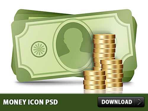 Money Icon PSD L