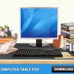 My Computer Table Free PSD