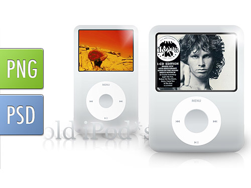 Old Generation Classic IPods PSD L