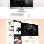 One Page Multipurpose Business Template Free PSD