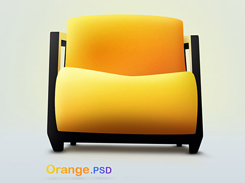 Orange PSD File