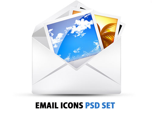 PSD Free Email Icons Set L
