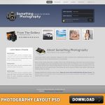 Photography Layout Free PSD