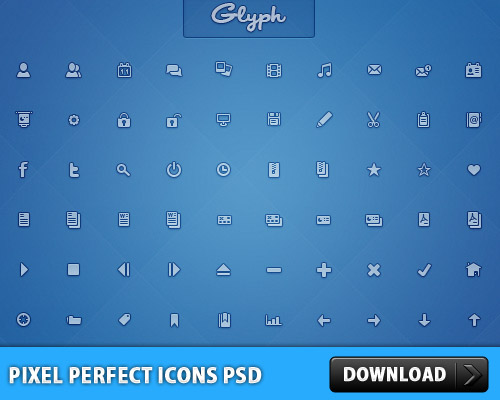 Pixel Perfect Icons PSD L