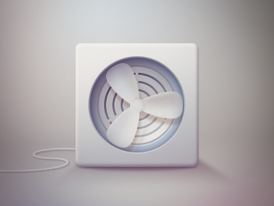 Propeller Fan Icon PSD Freebie