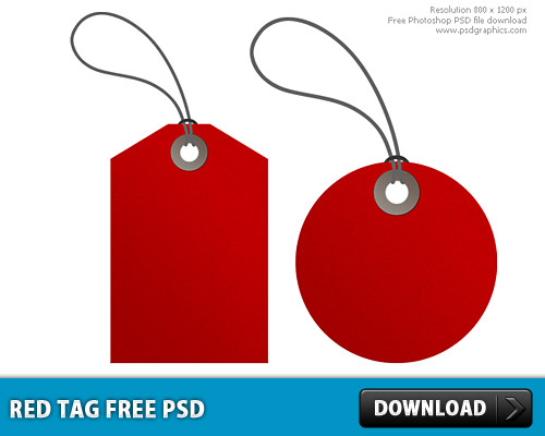 Red Tag Free PSD L