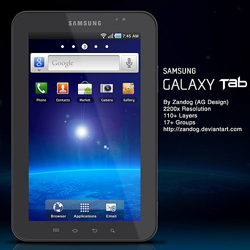 Samsung Galaxy Tab PSD L