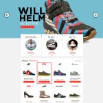 Shoes Ecommerce Website PSD Template