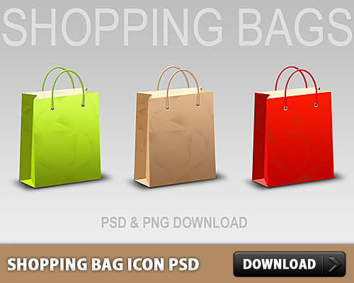 Shopping Bag Icon PSD L