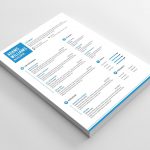 Simple Resume and Cover Letter Template Free PSD